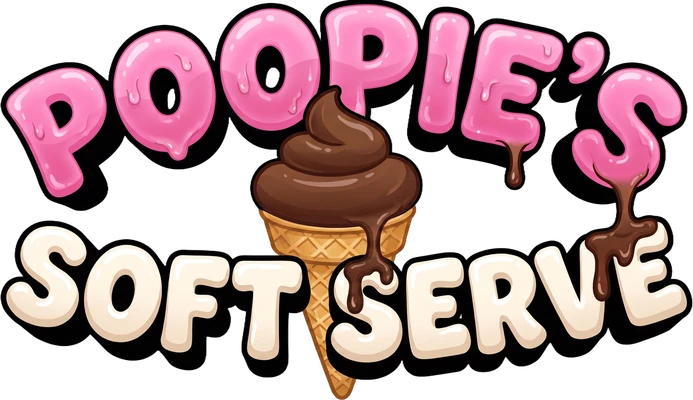 Poopie's Soft Serve logo